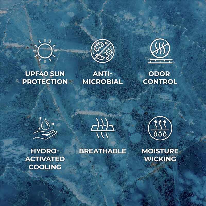 SHAKEitCOOL Original Cooling Towel – Be Cool in Style - Heat Relief, Soft, Lightweight, Sun Protection, Easy Clean - Perfect for Biking, Running, Yoga, Gym, Gardening - Eat.Sleep.Bike - Image 3
